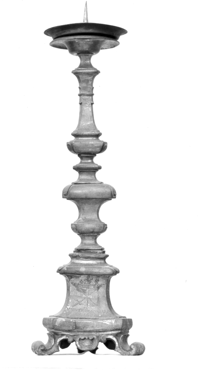 candeliere - ambito romano (sec. XVIII)