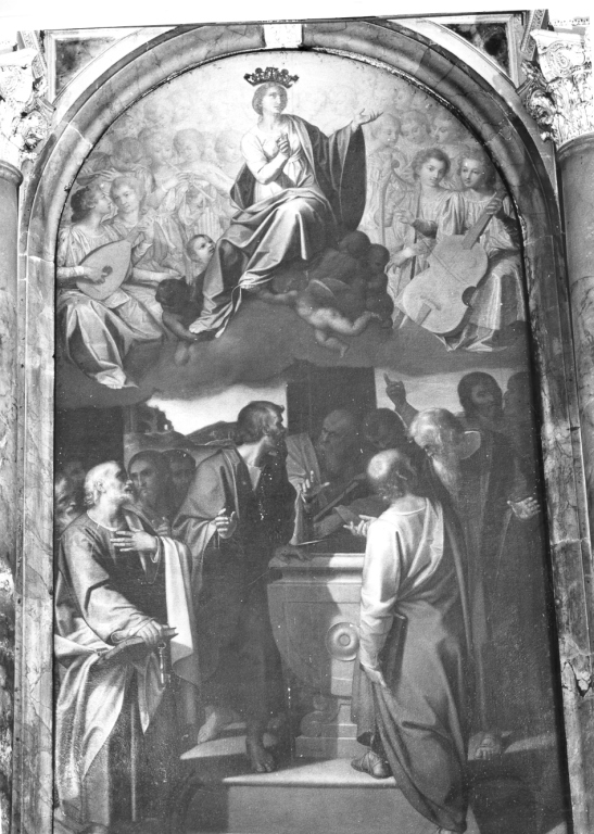 Assunzione della Vergine (dipinto) di Pulzone Scipione (fine/inizio secc. XVI/ XVII)