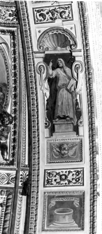 Profeta e simboli mariani (dipinto) di Zanna Giovanni detto Pizzica (inizio sec. XVII)