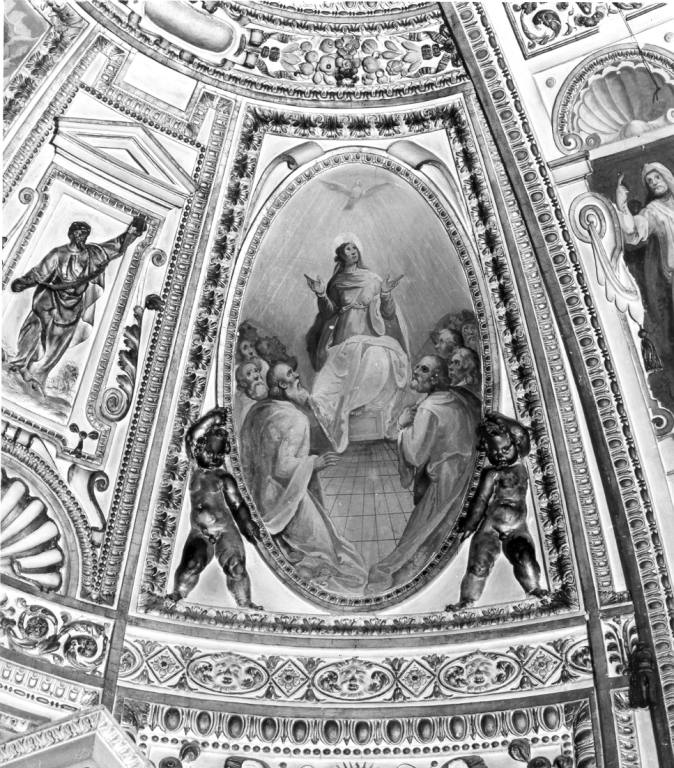 Pentecoste (dipinto) di Zanna Giovanni detto Pizzica (inizio sec. XVII)