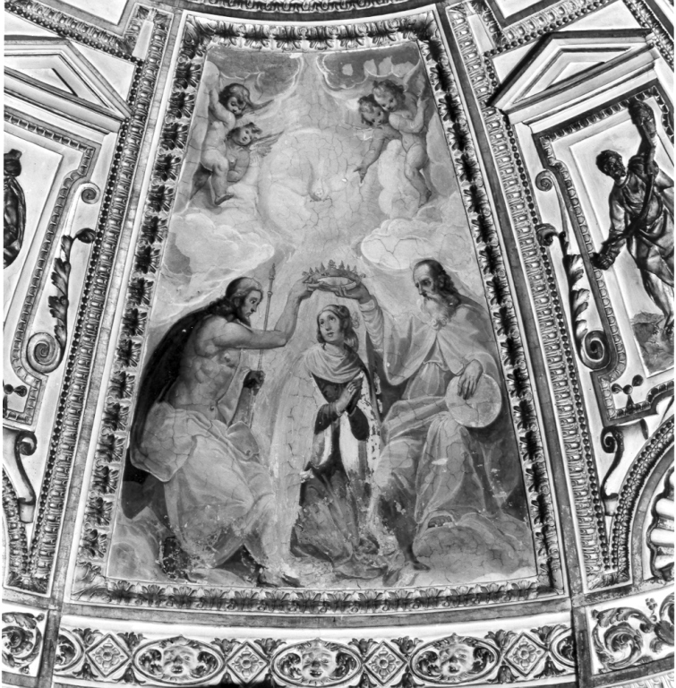 Incoronazione della Vergine Maria (dipinto) di Zanna Giovanni detto Pizzica (inizio sec. XVII)