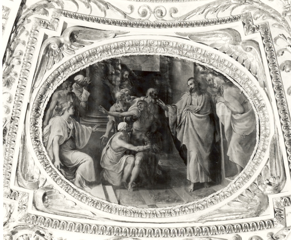 Cristo guarisce l'indemoniato (dipinto) di Muziano Girolamo detto Girolamo da Brescia (seconda metà sec. XVI)