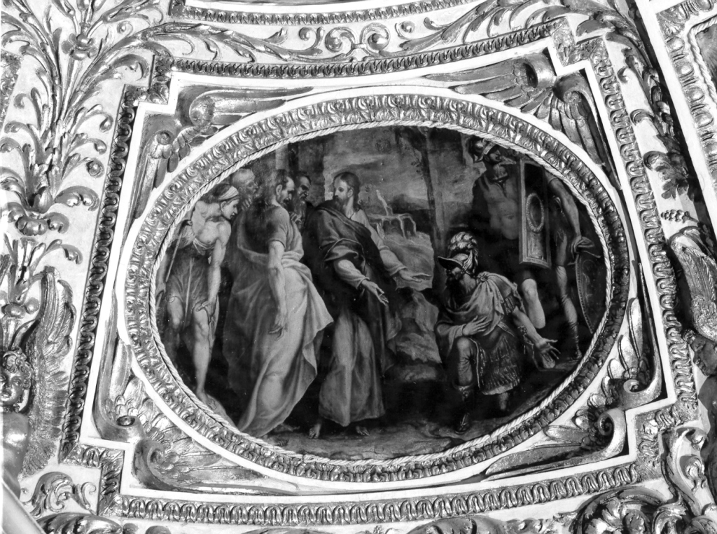 Cristo guarisce il servo del centurione (dipinto) di Muziano Girolamo detto Girolamo da Brescia (seconda metà sec. XVI)