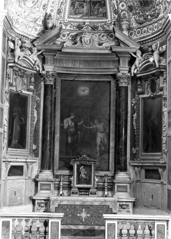 altare - a edicola - ambito romano (inizio sec. XVII)