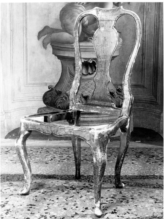 sedia - bottega veneziana (sec. XVII)