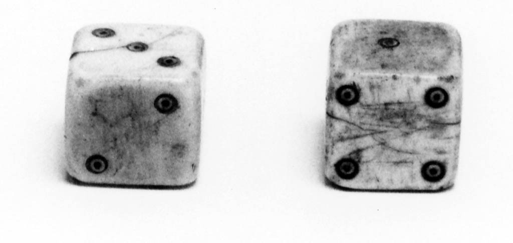 dado da gioco - ambito europeo (sec. XIX)