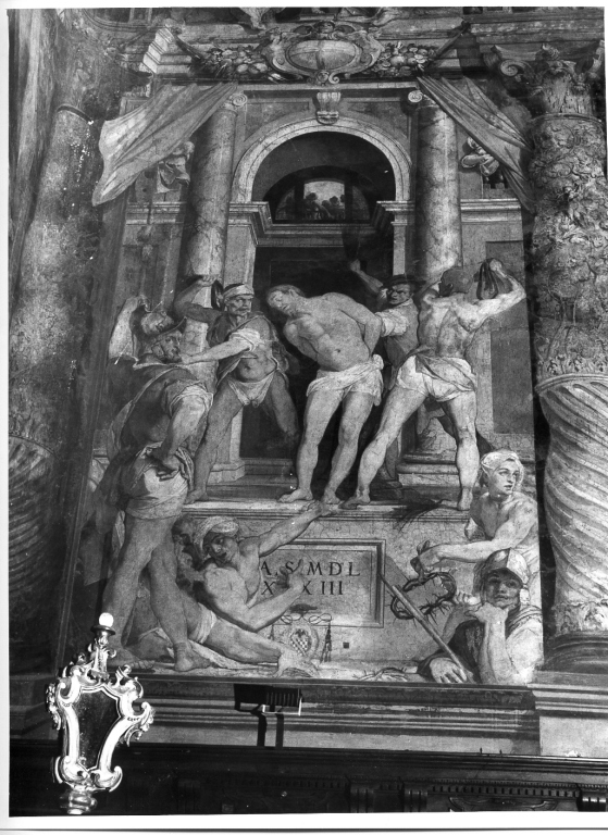 flagellazione di Cristo (dipinto, complesso decorativo) di Zuccari Federico (sec. XVI)