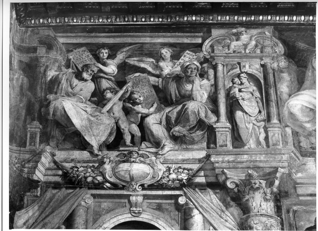 profeta (dipinto, complesso decorativo) di Zuccari Federico (sec. XVI)