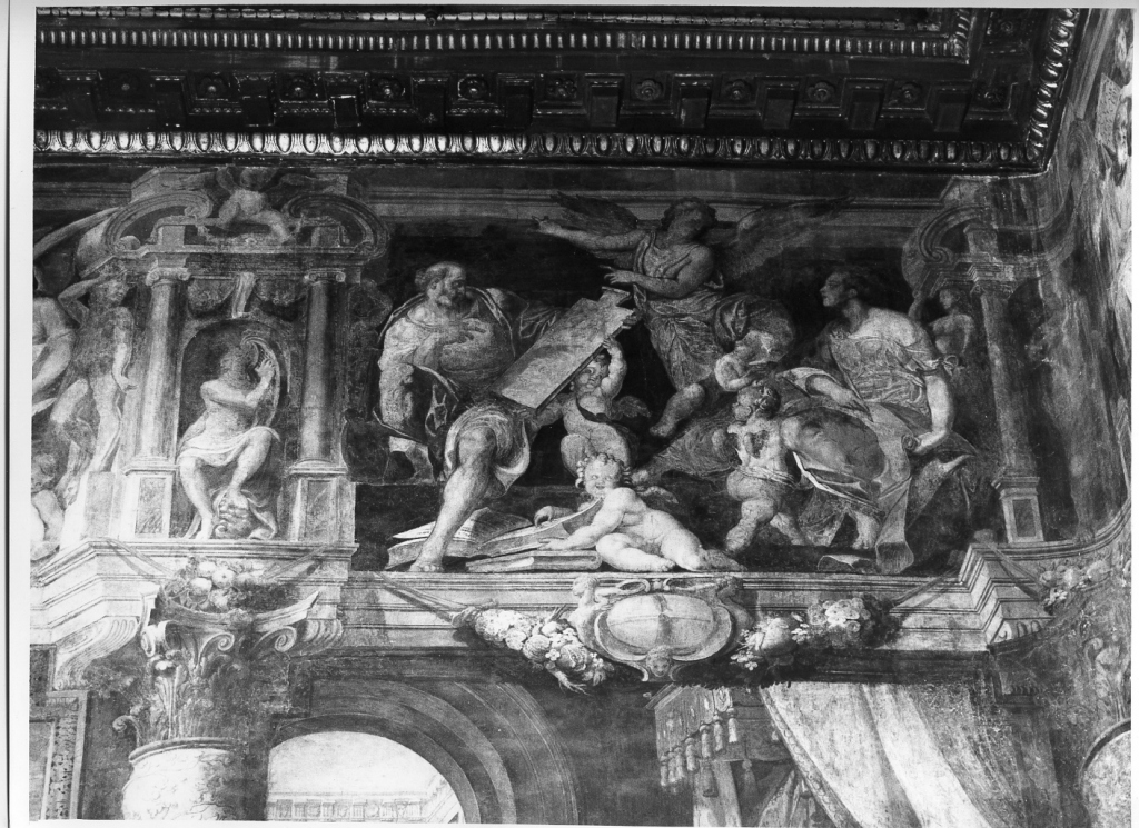 profeta (dipinto, complesso decorativo) di Motta Raffaellino detto Raffaellino da Reggio (sec. XVI)