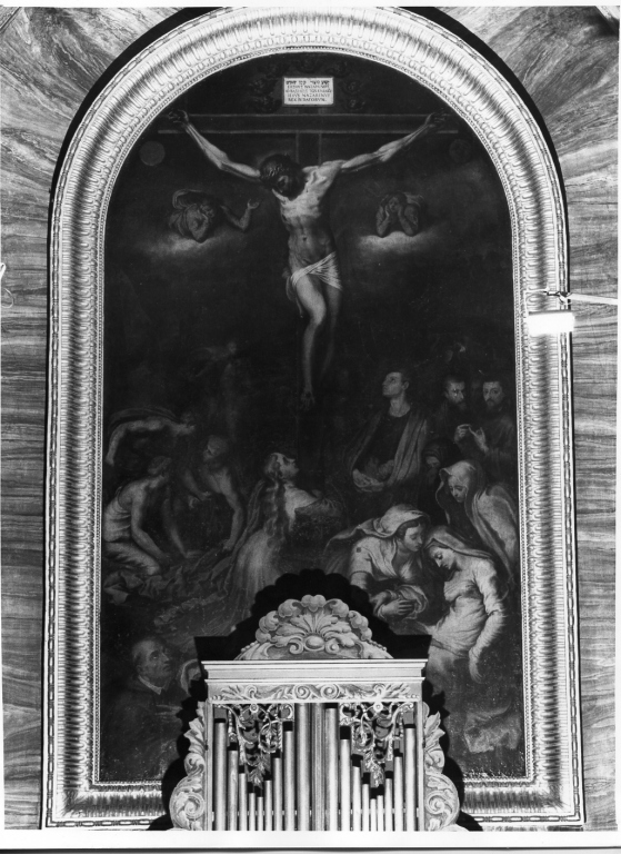 crocifissione (dipinto) di Coppi Iacopo detto Iacopo del Meglio (sec. XVI)