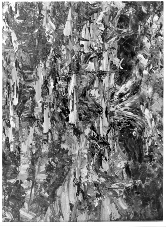 Esplosione lunare, motivi decorativi astratti (dipinto) di Sciaccaluga Giuseppe (terzo quarto sec. XX)