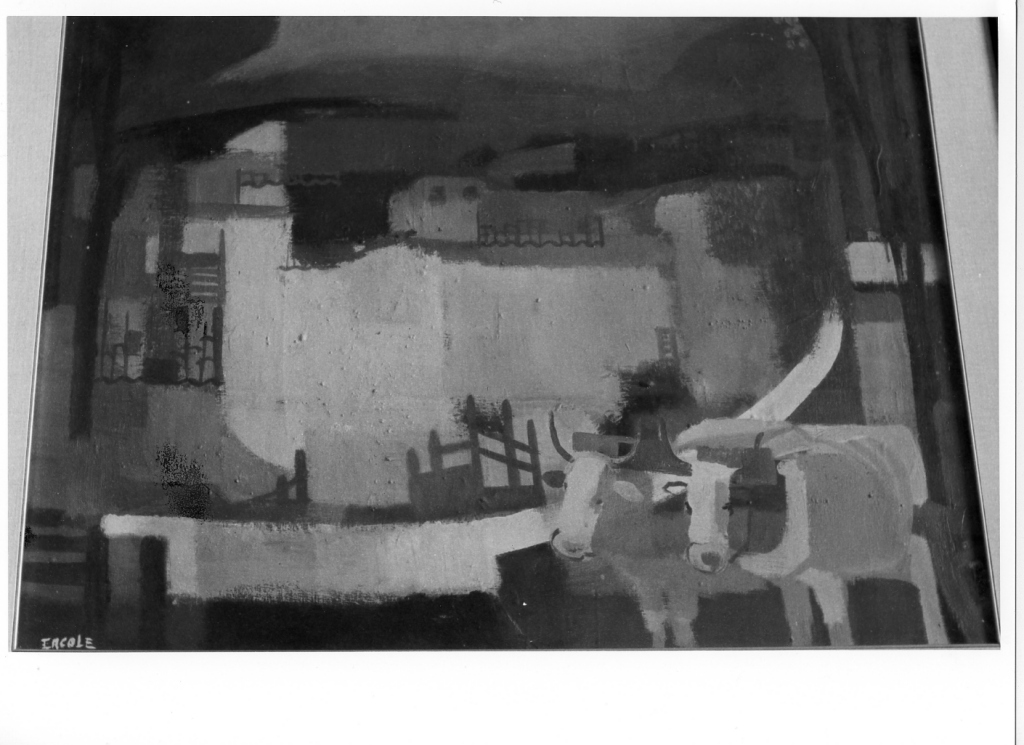 paesaggio (dipinto) di Marcello Ercole (metà sec. XX)