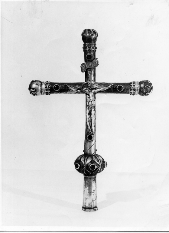 croce processionale - ambito romano (fine/inizio secc. XV/ XVI)