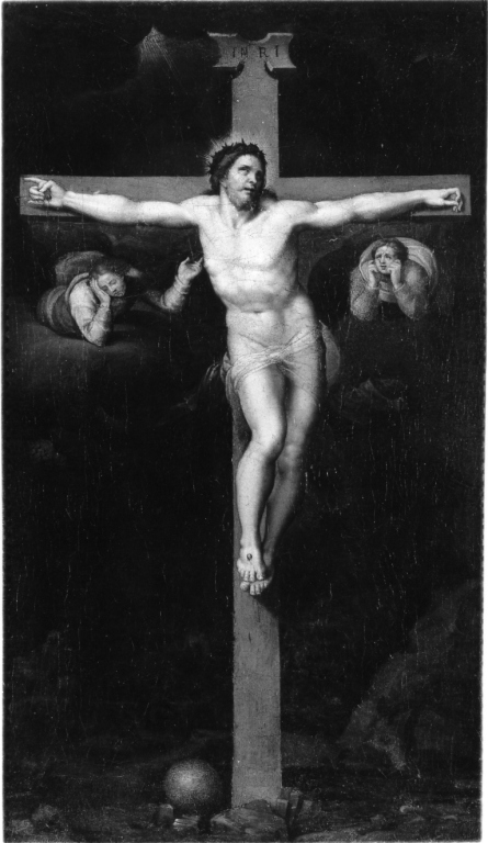 Cristo crocifisso (dipinto) di Venusti Marcello (metà sec. XVI)