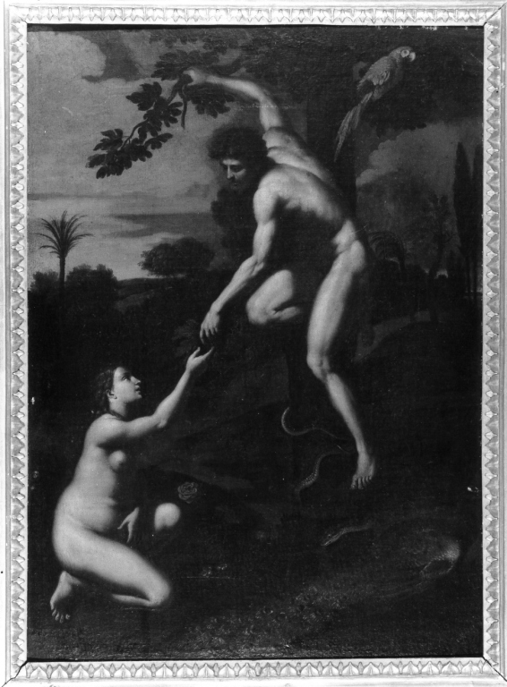 Adamo ed Eva (dipinto) - ambito bolognese (prima metà sec. XVII)