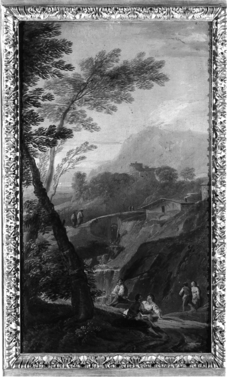 paesaggio (dipinto) di Clérisseau Charles Louis (seconda metà sec. XVIII)