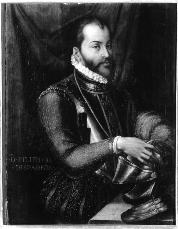 ritratto di Filippo II (dipinto) di Zuccari Federico (fine/inizio secc. XVI/ XVII)
