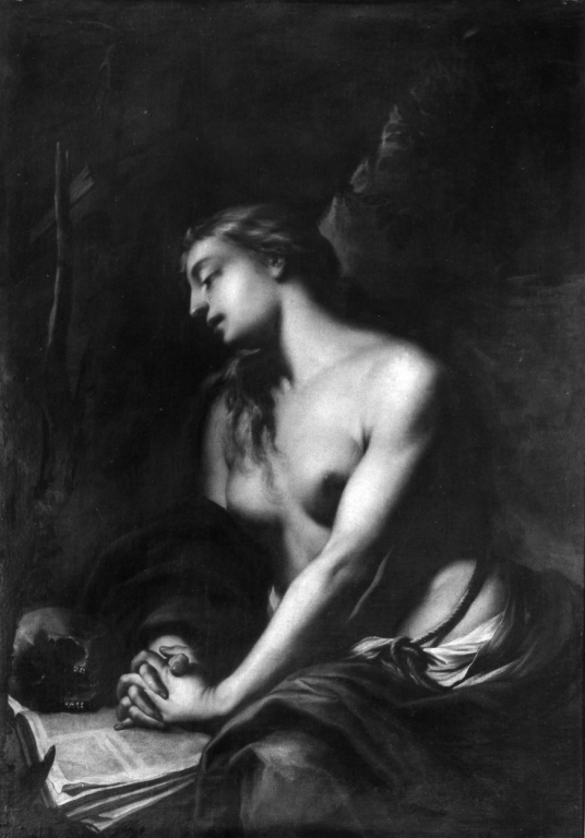 Santa Maria Maddalena leggente (dipinto) di Trevisani Francesco (fine/inizio secc. XVII/ XVIII)