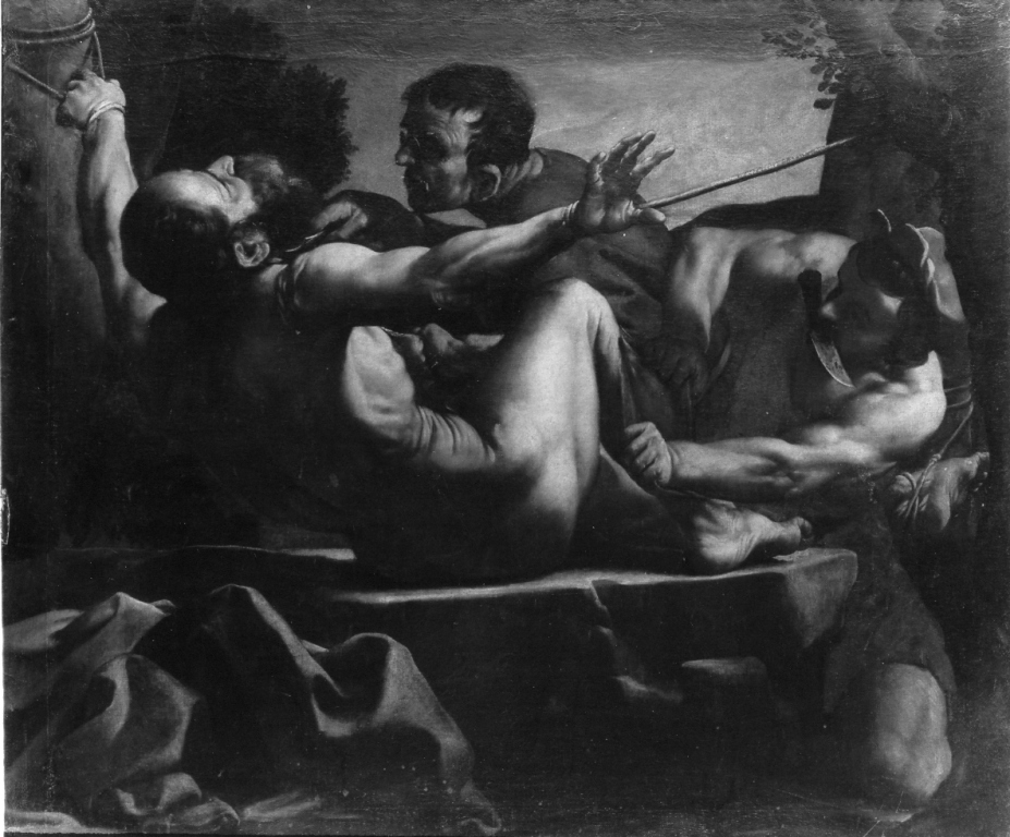 martirio di San Bartolomeo (dipinto) - ambito bolognese (seconda metà sec. XVII)