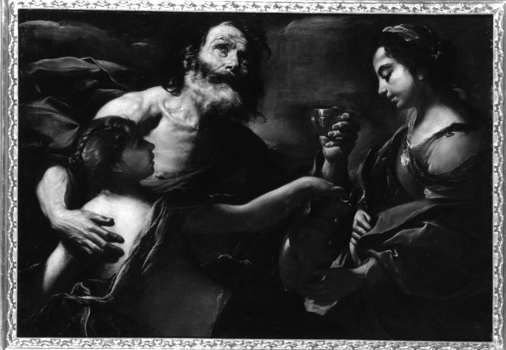 Lot e le figlie (dipinto) di Brandi Giacinto (terzo quarto sec. XVII)