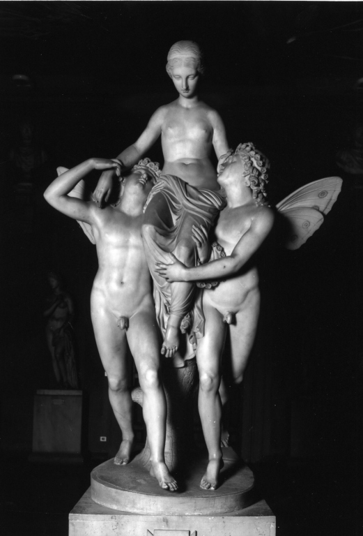 Psiche portata dagli Zefiri (scultura) di Gibson John (sec. XIX)