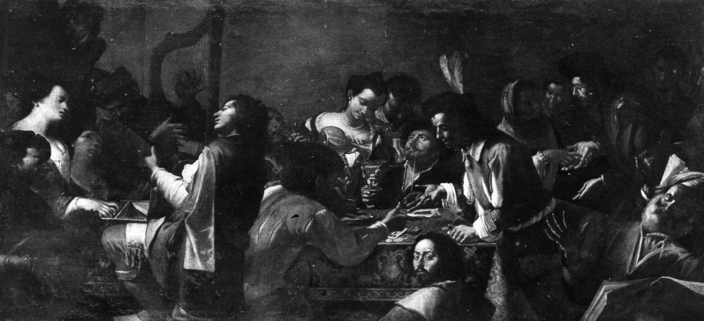 scena di taverna (dipinto) di Preti Mattia (sec. XVII)