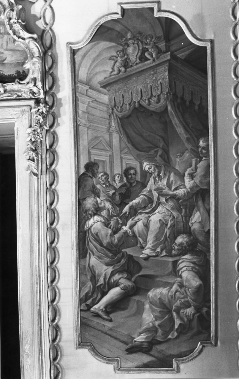 una storia di Casa Colonna (dipinto) di Ricciolini Niccolò (seconda metà sec. XVIII)