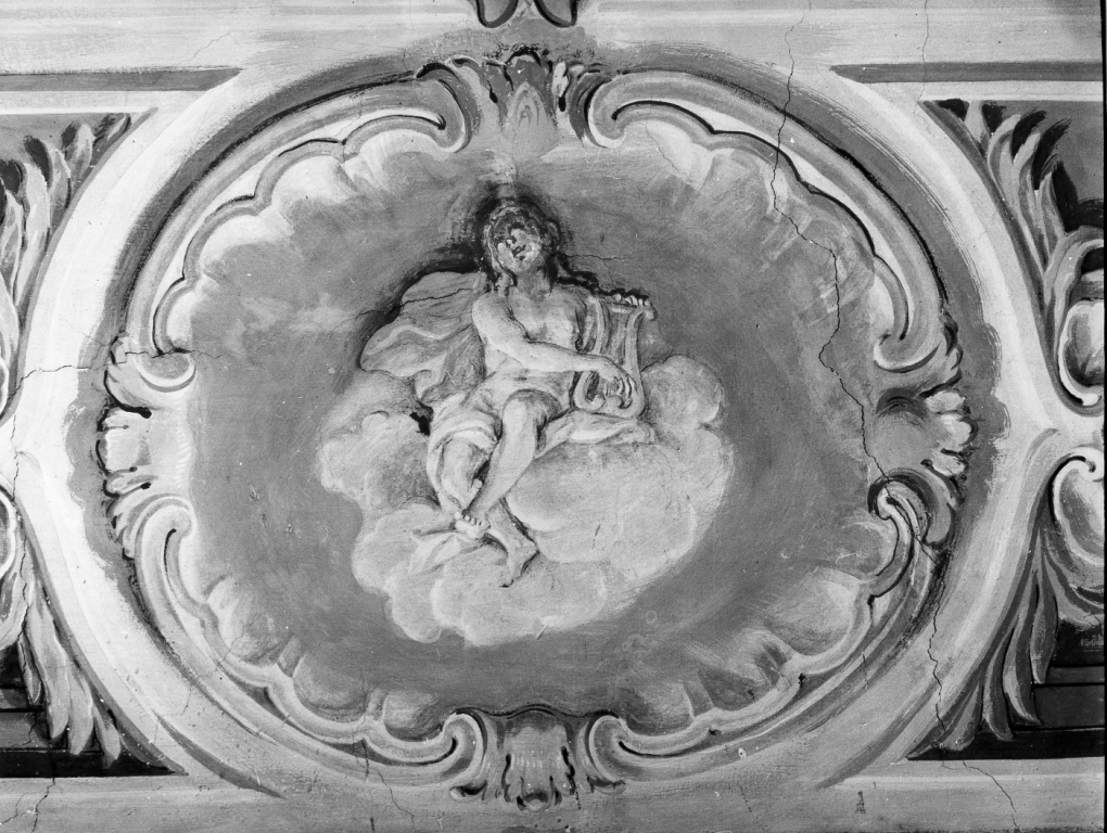 figure allegoriche femminili (decorazione pittorica, ciclo) - ambito romano (seconda metà sec. XVIII)