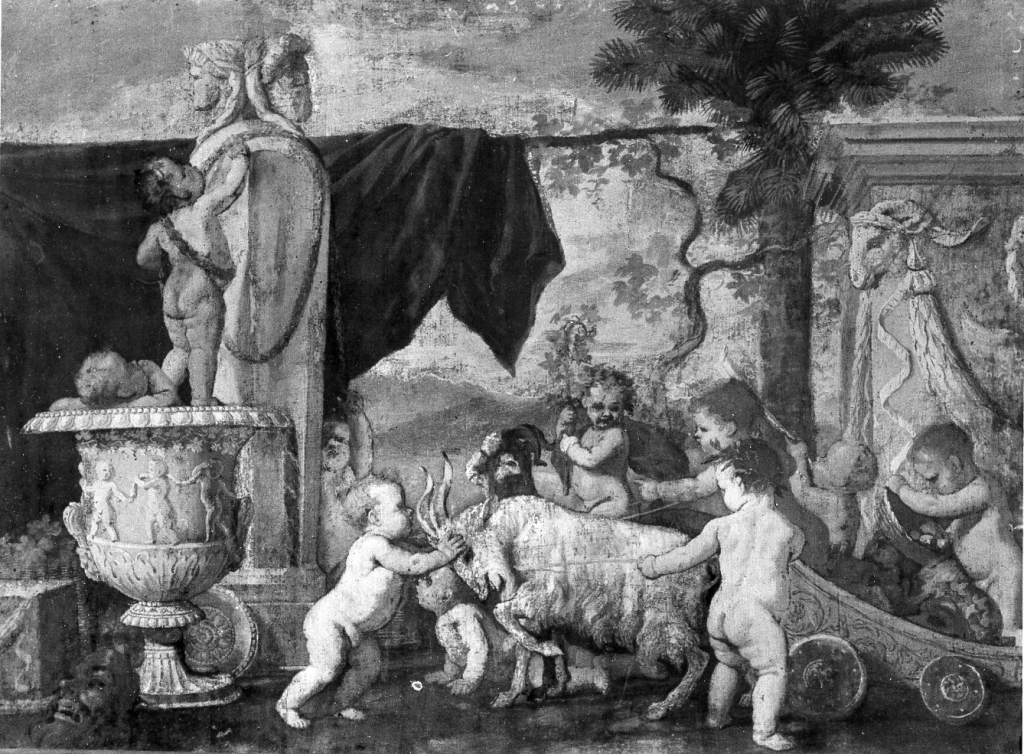 baccanale di putti (dipinto) di Poussin Nicolas (prima metà sec. XVII)