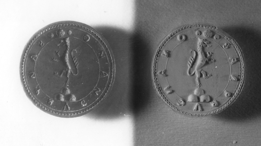 sigillo - ambito italiano (secc. XII/ XV)