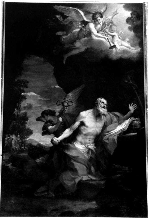 San Girolamo (dipinto) di Zoboli Giacomo (sec. XVIII)