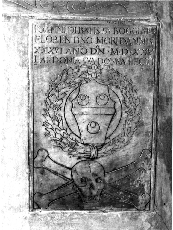 stemma (lapide tombale) - ambito romano (sec. XVI)