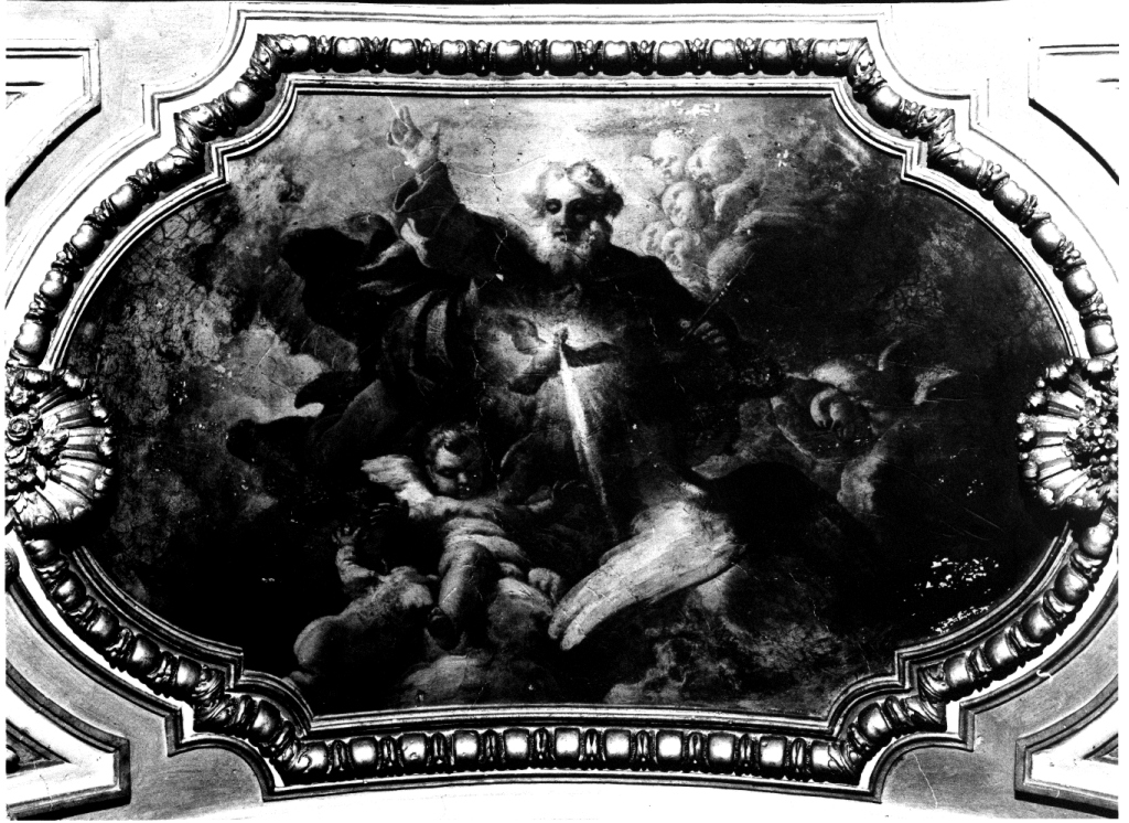 Dio Padre e angeli (dipinto) di Pozzi Stefano (prima metà sec. XVIII)