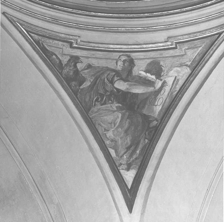 San Giovanni Evangelista (dipinto) di Galimberti Silvio (sec. XX)