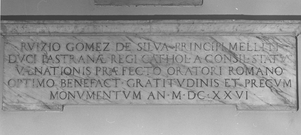 lapide - ambito italiano (sec. XVII)