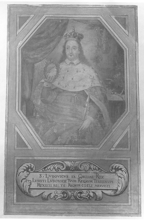 San Ludovico IX re di Francia (dipinto) di Sguary Giovanni Antonio (prima metà sec. XVIII)