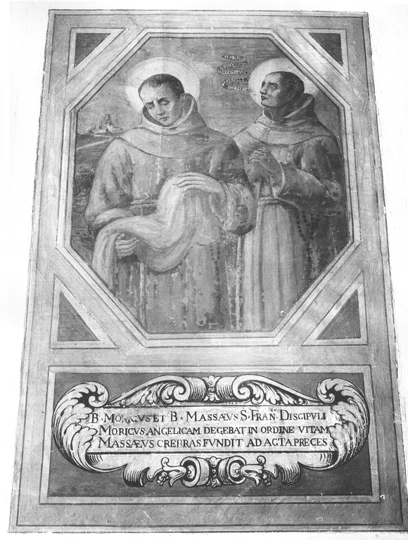 santi francescani (dipinto) di Sguary Giovanni Antonio (prima metà sec. XVIII)