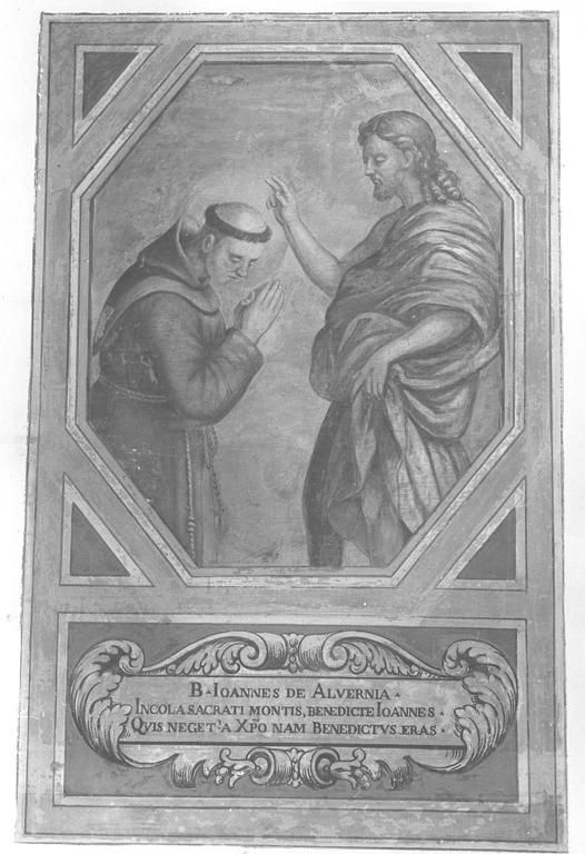 beato Giovanni de Alvernia (dipinto) di Sguary Giovanni Antonio (prima metà sec. XVIII)