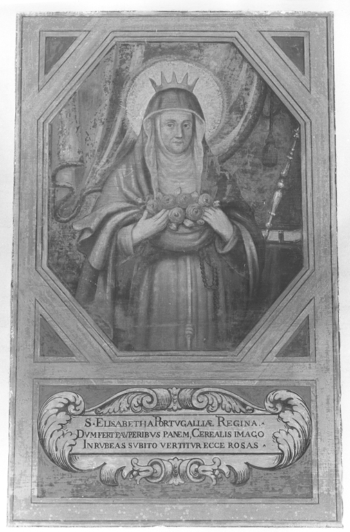 Santa Elisabetta regina del Portogallo (dipinto) di Sguary Giovanni Antonio (prima metà sec. XVIII)
