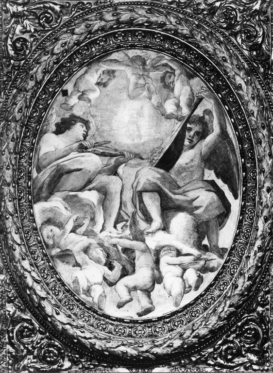 Angeli musicanti (dipinto) di Circignani Antonio detto Pomarancio (attribuito) (sec. XVII)