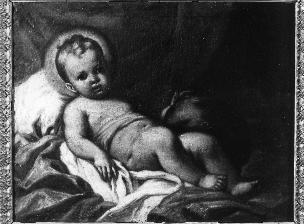 Gesu' Bambino (dipinto) di Amorosi Antonio (attribuito) (primo quarto sec. XVIII)