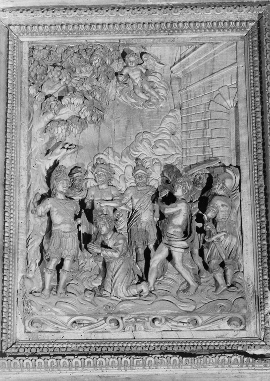 Martirio di San Protasio (rilievo) - ambito romano (secc. XV/ XVII)
