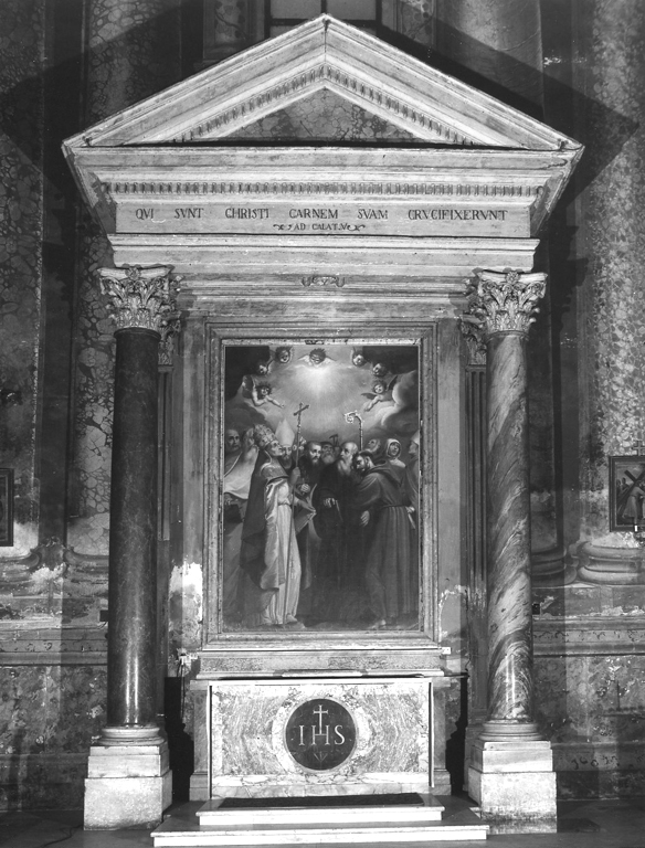 mostra d'altare - ambito romano (fine sec. XVI)