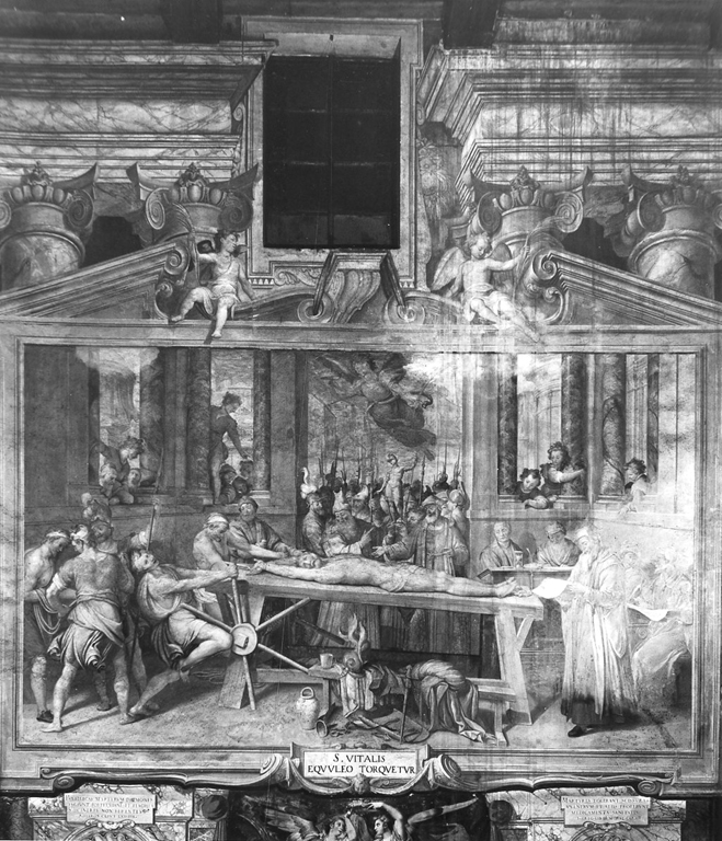 Martirio di San Vitale (dipinto) di Ciampelli Agostino (sec. XVI)