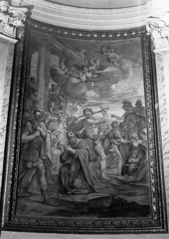 martirio di San Paolo (dipinto) di Garzi Luigi (sec. XVIII)