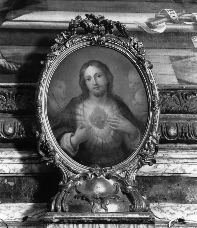 Sacro Cuore di Gesù (dipinto) - ambito romano (seconda metà sec. XVIII)