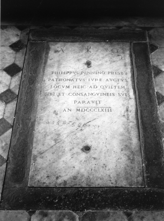 lapide - ambito romano (sec. XIX)