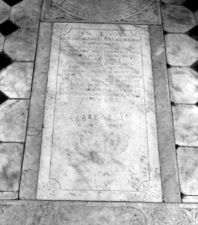 lapide - ambito romano (sec. XVIII)