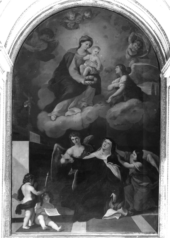 Santa Maria Maddalena de' Pazzi in estasi (dipinto) di Grimaldi Giovan Francesco detto Bolognese (sec. XVII)