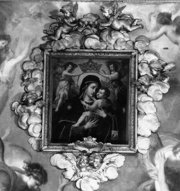 Madonna del Carmelo (dipinto) di Massei Girolamo (fine/inizio secc. XVI/ XVII)